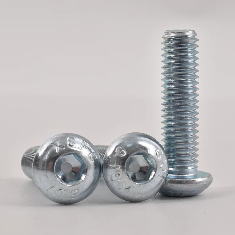 ¿Dónde está la aplicación específica de tornillos de cabezal de botón hexadecimal galvanizado?