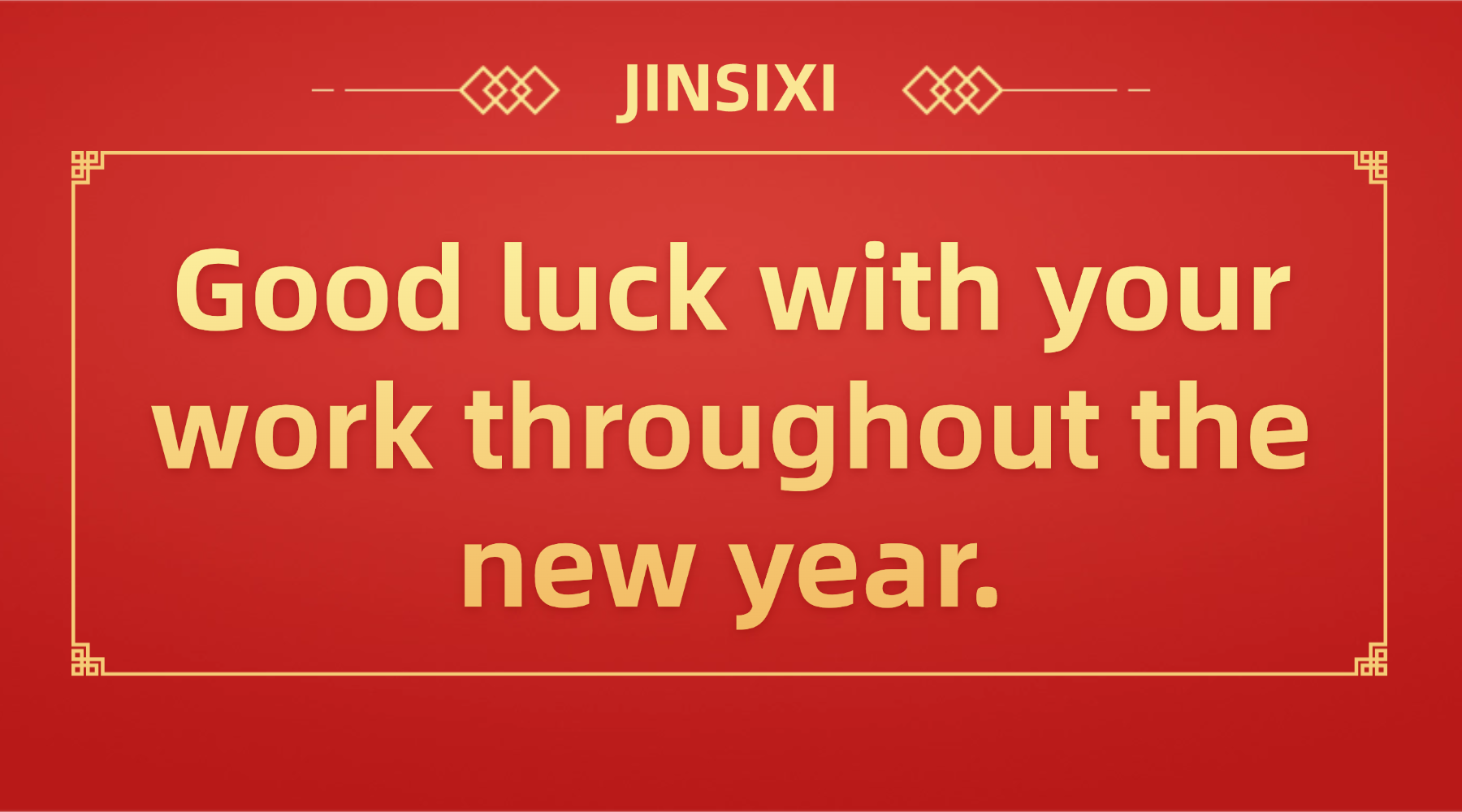 Jinsixi está feliz de comenzar a trabajar y crear brillo juntos