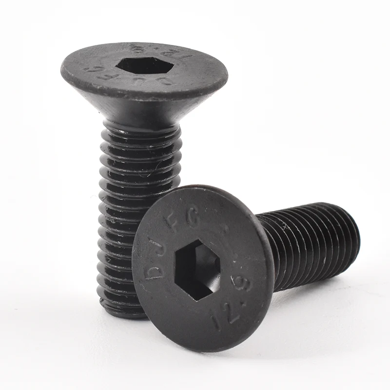 Tornillos de tapa de la cabeza del zócalo hexadecimal de óxido negro