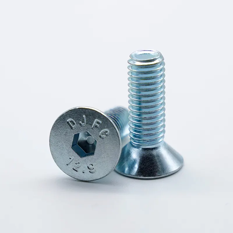 Grado 12.9 Tornillos de tapa de la cabeza de la cabeza del zócalo hexagonizado galvanizado
