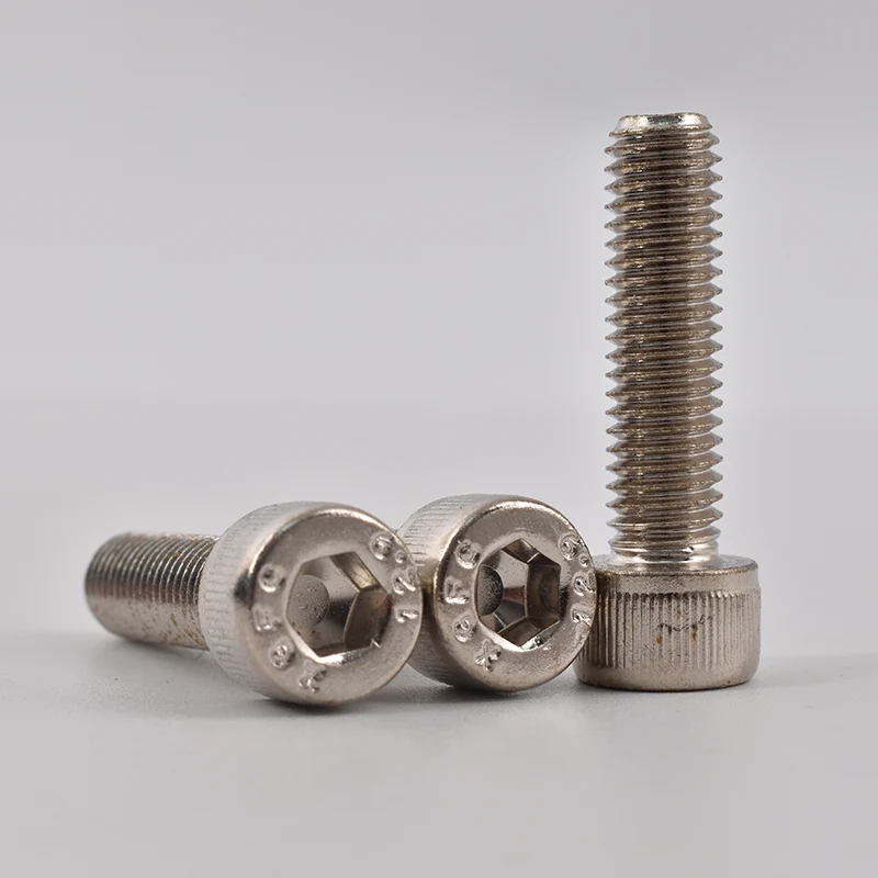 Tornillos de tapa de la cabeza hexagonal de níquel